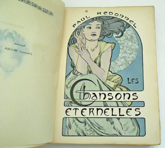 Alfons Mucha - PAUL REDONNEL. LES CHANSONS ETERNELLES. 1898.