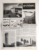 ČESKOSLOVENSKÝ ARCHITEKT 1971,  č. 1 - 26 / kompletní ročník XVII.