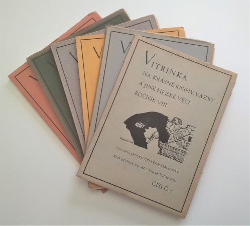 VITRINKA NA KRÁSNÉ KNIHY, VAZBY A JINÉ HEZKÉ VĚCI. - 1930-31. Ročník VIII.