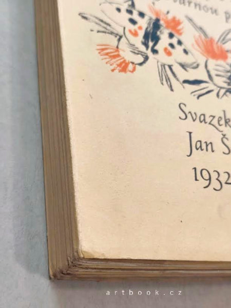 UMĚNÍ. Svazek VI/1932 - 1933. Obálky MAX ŠVABINSKÝ. Kompletní ročník v sešitech.