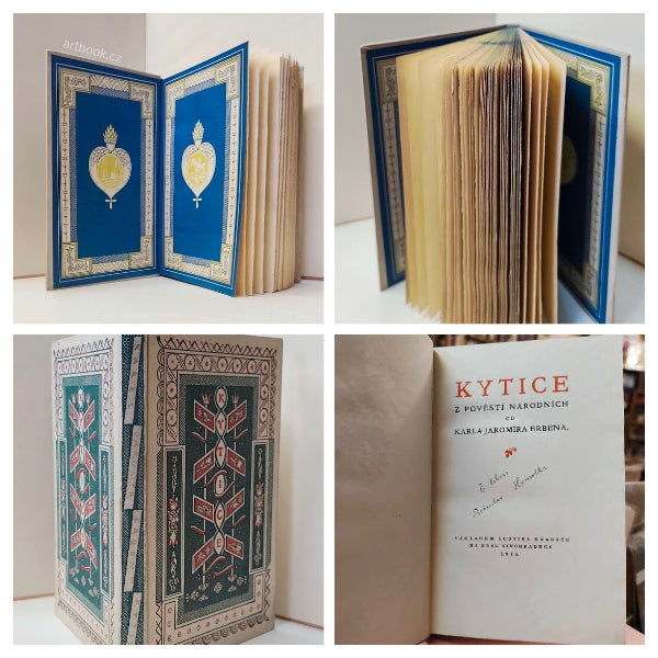 Erben - KYTICE Z POVĚSTÍ NÁRODNÍCH OD KARLA JAROMÍRA ERBENA. Vybrané knihy sv. IV. 1916.