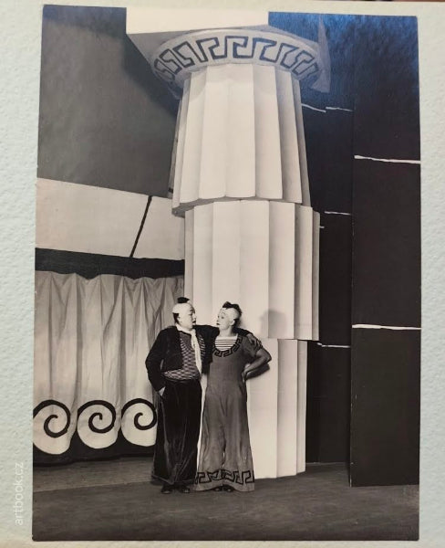 JIŘÍ VOSKOVEC JAN WERICH. OSEL A STÍN. 1933.