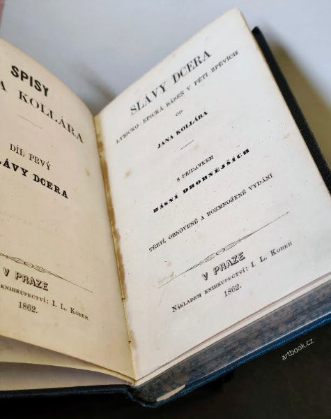 KOLLÁR, JAN: SLÁVY DCERA. - 1862.