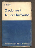 KUNTE, L.: OSOBNOST JANA HERBENA. - 1937.