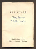 MALLARMÉA, STÉPHANA: RELIKVIÁŘ. - 1919.