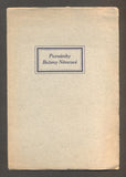 POZNÁMKY BOŽENY NĚMCOVÉ. - 1939.