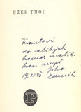 URBÁNEK, ZDENĚK: ÚŽEH TMOU. - 1940. Podpis autora.