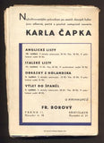 ČAPEK, KAREL: CESTA NA SEVER. - 1936.