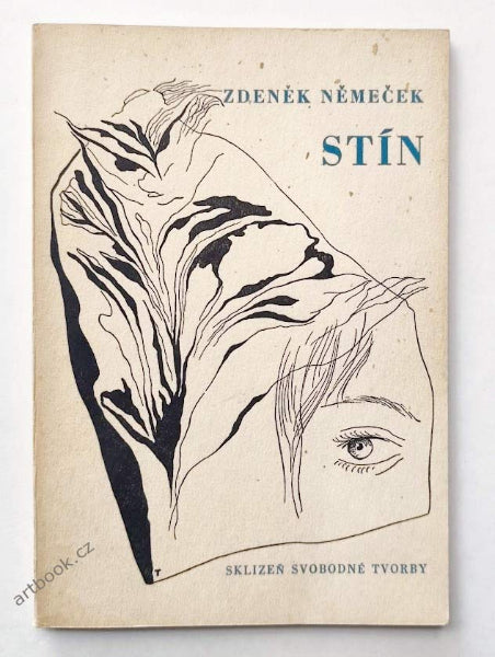 Němeček, Zdeněk: Stín a jiné povídky. - Švédsko, 1957, exil, obálka Toyen.