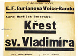 I. komorní večer E.F. Burianova Voice-Bandu. / Karel Havlíček Borovský: Křest sv. Vladimíra.  (1927)
