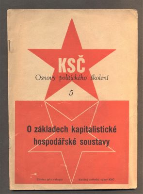 O ZÁKLADECH KAPITALISTICKÉ HOSPODÁŘSKÉ SOUSTAVY. - 1948.