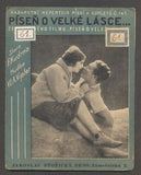 AŠA VAŠÁTKOVÁ; L. H. STRUNA - PÍSEŇ O VELKÉ LÁSCE. - 1932.