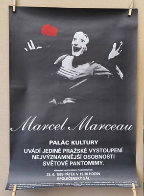 MARCEL MARCEAU. Palác kultury 23. 6. 1989.
