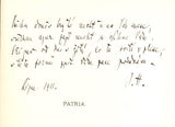 HILBERT, JAROSLAV: PATRIA. - 1911.