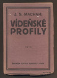 MACHAR, J. S.: VÍDEŇSKÉ PROFILY. - 1919.