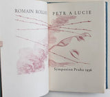 Toyen - ROLLAND; ROMAIN: PETR A LUCIE. - 1936. Symposion; kožená vazba.