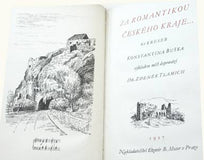 TLAMICH; ZDENĚK: ZA ROMANTIKOU ČESKÉHO KRAJE. - 1927. 60 kreseb Konstantina Buška (hrady; zámky; zříceniny).