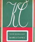 ČAPEK; KAREL: SEDM ROZHLÁSKŮ KARLA ČAPKA. - 1946. Ilustrace a ob. OTAKAR MRKVIČKA. /60/
