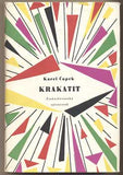 ČAPEK; KAREL: KRAKATIT. - 1957. Obálka ZDENEK SEYDL. /60/