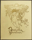 1929. Ilustrace ALFONS MUCHA; podpis A. MUCHA a HAIS-TÝNECKÝ. 