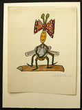SEYDL; ZDENEK. (1916-1978) - Kresba barevnými fixi na papíře 190x155 REZERVACE