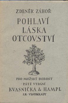 1923. Obálka CYRIL BOUDA.