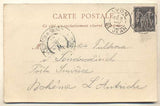 LYON - LE SANCTNAIRE DE FOURVIERE LA VILLE. - 1900. Pohlednice. Lyon. Francie. Cizina. Místopis. Dlouhá adresa.