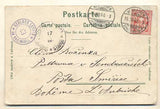 RHEINFALL. - 1900. Pohlednice. Švýcarsko. Cizina. Místopis. Dlouhá adresa.