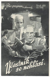 ÚČASTNÍK SE NEHLÁSÍ. - 1935. Bio-program v obrazech; č. 241. /film/program/