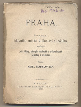 1868. Popsání království Českého. /pragensie/