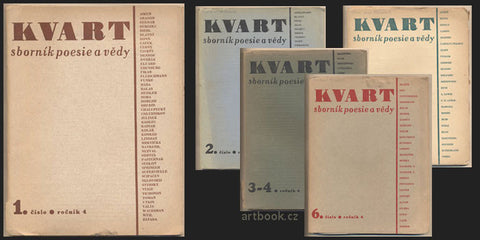 1945/46.  ŠTYRSKÝ; WACHSMAN; TOYEN; GROSS; LHOTÁK; ŠÍMA; OBRTEL; HONZÍK; TEIGE; BROUK  ... /60/