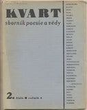 KVART Sborník poesie a vědy. Ročník 4.; č. 2. - 1946. ISTLER; MRKVIČKA; ŠÍMA; TOYEN.