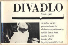 DIVADLO. Červen. 1966. (17. ročník). - 1966. Obálka LIBOR FÁRA. Foto ŠTÍBR; JANOUŠEK. /Kafka/Grossman/