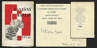 NEZVAL; VÍTĚZSLAV: FALEŠNÝ MARIÁŠ. - 1925. 1. vyd.; Fromek; Odeon sv. 10; ob. ŠTYRSKÝ & TOYEN.