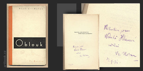 1934. 1. vyd.; dedikace a podpis autora; obálka a úprava FR. MUZIKA.