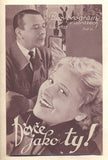 DĚVČE JAKO TY! - 1933. Režie: Karel Boese. Hrají: Szöke Szakall; Jiří Alexander; Liana Haidová. /Bio-program /film/pr