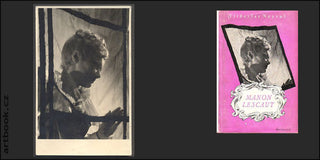 HÁK; MIROSLAV. (1911 - 1978) - 1940. Původní autorská zvětšenina. Marie Burešová; Manon Lescaut; divadlo E. F. Buriana D 40.