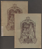 JEŘÁBEK; JUBOŠ - EMLER; JAN: MALEBNÉ POUTI PO KRÁSNÉ PRAZE. I. a II. - 1920. /průvodce/pragensie/místopis/