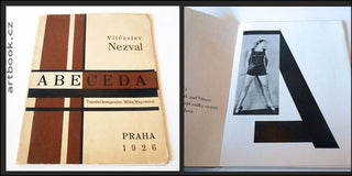 NEZVAL; VÍTĚZSLAV: ABECEDA. - 1926. 1. vyd. Obálka; 25 fotomontáží a typografie KAREL TEIGE. Fotografie K. Paspa. /q/