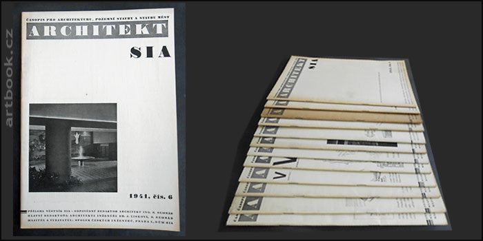 1941. Časopis pro architekturu; pozemní stavby a stavbu měst. /architektura/