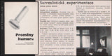1987. Surrealismus; samizdat. Vratislav Effenberger;  Jan Švankmajer; Martin Stejskal ...