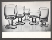 J. BROK; K. NEUBERT - Fotografie skla.      - 1973. Originální fotografie. /sklo/