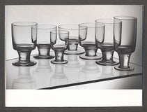 J. BROK; K. NEUBERT - Fotografie skla.  - 1973. Originální fotografie. /sklo/