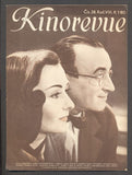 Hana Vítová; Oldřich Nový - KINOREVUE. - 1942. Obrázkový filmový týdeník. Oldřich Nový; Hana Vítová.