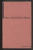 VÝBOR Z DÍLA A. MACKA. - 1932. DP. Generace.