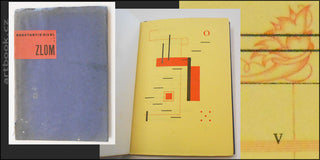 Teige - BIEBL; KONSTANTIN: ZLOM. - 1928. 4 celostr. typografické kompozice KAREL TEIGE. Original wrappers. /q/REZERVACE