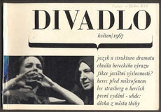 DIVADLO. Květen. 1967. (18. ročník). - 1967. Obálka LIBOR FÁRA. foto  NOVOTNÝ; MIKULÁŠEK; SVOBODA; VALENTA.