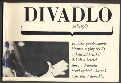 1967. Obálka LIBOR FÁRA. Foto  JOSEF KOUDELKA; SOCHŮRE; SVOBODA; VALENTA.