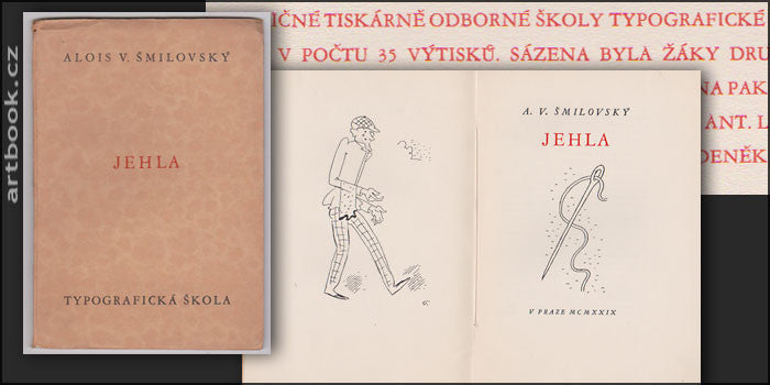 1929. Ilustrace ZDENĚK TŮMA. Školní tisk Odborné školy typografické v Praze.