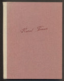 TOMAN; KAREL: SLUNEČNÍ HODINY. - 1932. Dřevoryty JAN RAMBOUSEK. Podpis autora.